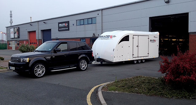 Milltek's new Race Transporter and Range Rover Sport